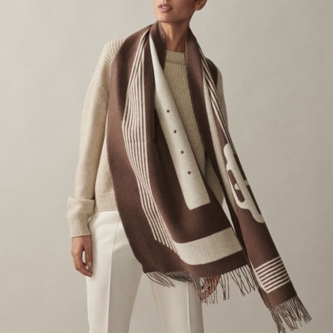 KHĂN HERMES TOP QUALITY AAA 100% CASHMERE