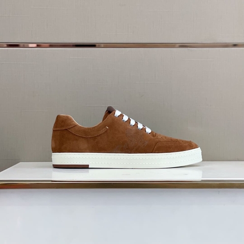 GIÀY BERLUTI SPORT SUEDE BROWN HANDMADE TOP QUALITY SHOES AAA