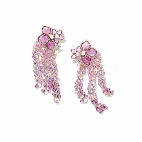 HOA TAI CHANEL CRYSTAL WATERFALLING PURPLE