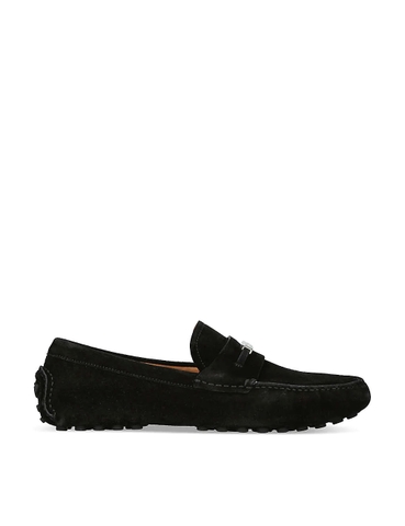 GIÀY SALVATORE FERRAGAMO Grenoble brand-plaque suede loafers