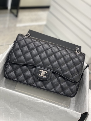 TÚI CHANEL CF 30 CAVIAR BLACK DA HAAS SILVER