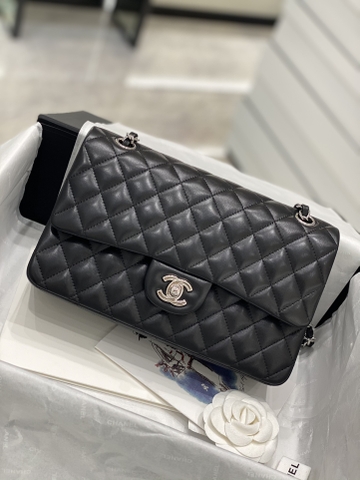 TÚI CHANEL CF 25 LAMBSKIN BODIN JOYEUX BLACK DA HAAS