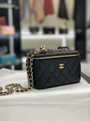 TÚI CHANEL 22C Box Black đen HAAS
