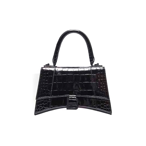 TÚI Balenciaga Hourglass XS Top Handle Bag-Black