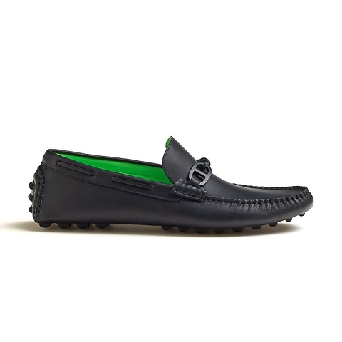 GIÀY HERMES Alessandro loafer Marine