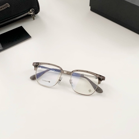 Kính CHROME HEARTS CROHEART TITANIUM ACETATE FRAME HIGH CLASSY AAA MÀU ĐEN