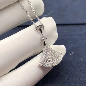 Vòng cổ BVLGARI Divas Dream White Gold Diamond vàng trắng 18K
