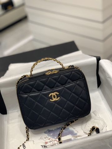 TÚI CHANEL 22S Handle Black đen gold logo da HAAS