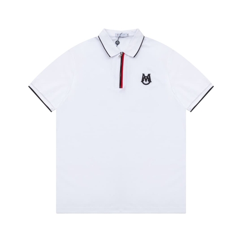 ÁO MONCLER POLO SHIRT WHITE MÀU TRẮNG