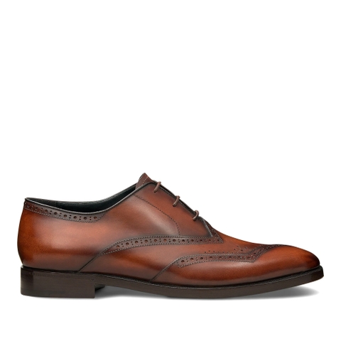 GIÀY BERLUTI Scars Démesure Scritto Leather Oxford Brun