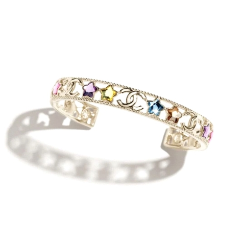 LẮC TAY CHANEL CRYSTAL STARS NGÔI SAO PHA LÊ