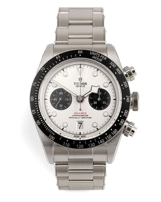 Đồng hồ Tudor Chronograph Panda mặt số màu trắng