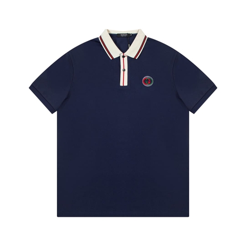 ÁO GUCCI GG POLO SHIRT BLUE MÀU XANH