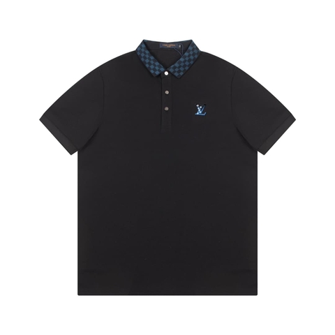 ÁO LOUIS VUITTON POLO SHIRT BLACK MÀU ĐEN