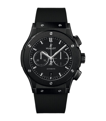 ĐỒNG HỒ HUBLOT Ceramic Classic Fusion Black Magic Chronograph Watch 42mm mặt số màu đen