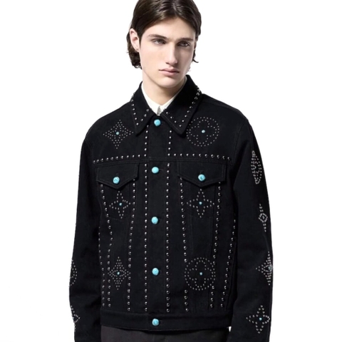 ÁO LOEWE BIKER LEATHER JACKET TOP QUALITY AAA