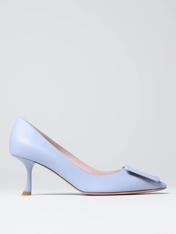 GIÀY ROGER VIVIER Sky Blue high heel shoes