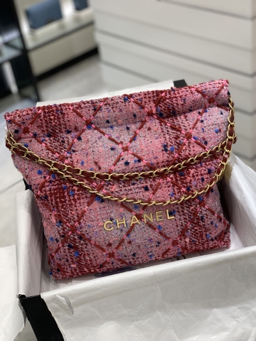 TÚI CHANEL 22 Tweed Gold da HAAS