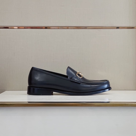 GIÀY SALVATORE FERRAGAMO LOAFER BLACK TOP QUALITY SHOES AAA