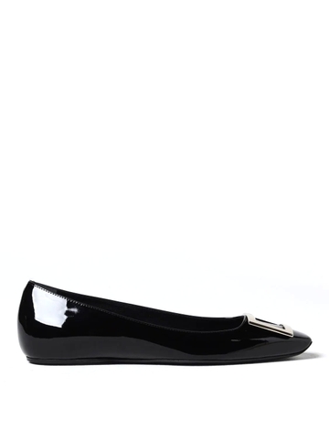 GIÀY ROGER VIVIER Black ballet flats shoes