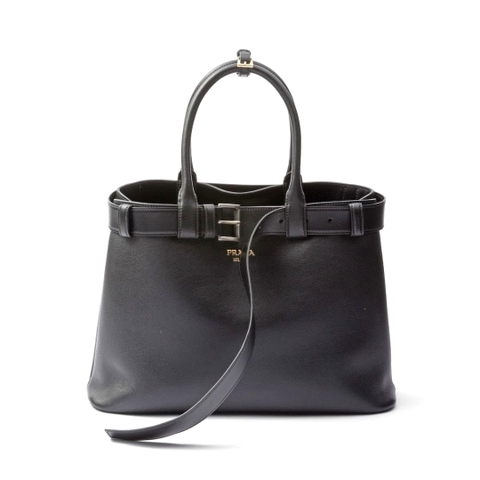 TÚI PRADA BUCKLE TOP QUALITY MÀU ĐEN