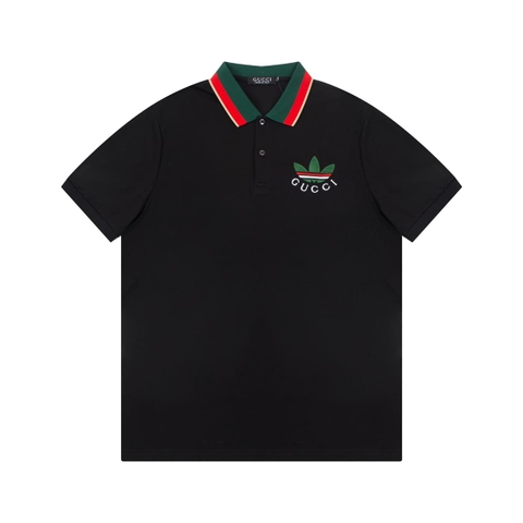 ÁO GUCCI X ADIDAS POLO SHIRT BLACK MÀU ĐEN