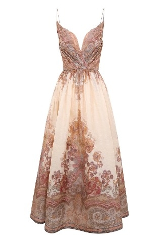 VÁY ZIMMERMANN FLORAL PRINT LONG PARTY High Classy