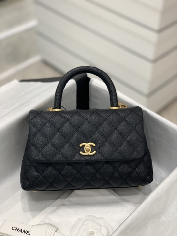 TÚI CHANEL COCO HANDLE BLACK CAVIAR DA HAAS 23