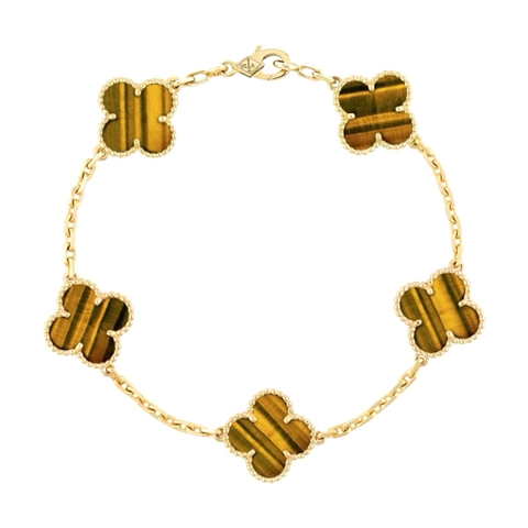 LẮC TAY CLEEF & ARPELS TIGER EYES ĐÁ MẮT HỔ