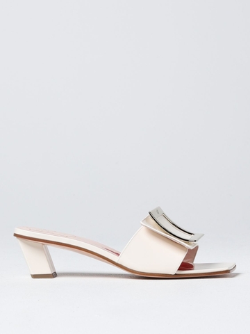 GIÀY ROGER VIVIER Beige heeled sandals shoes