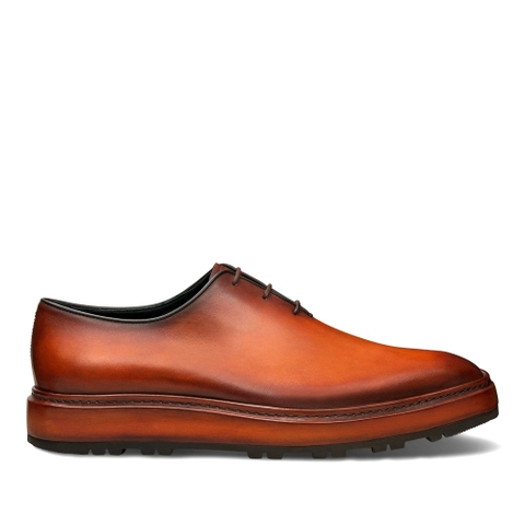GIÀY BERLUTI Alessandro Alto Leather Oxford Honey