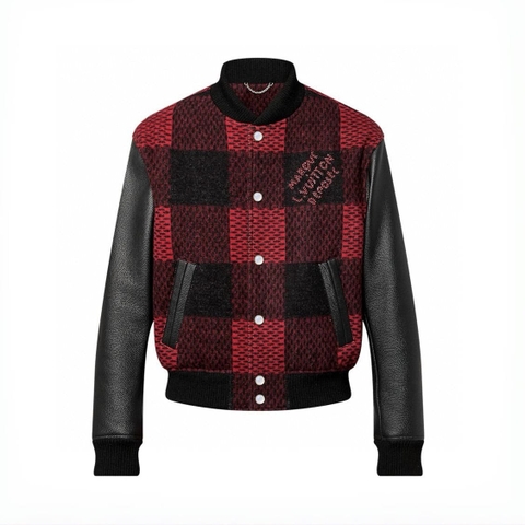ÁO LOUIS VUITTON WOOL LEATHER JACKET TOP QUALITY AAA