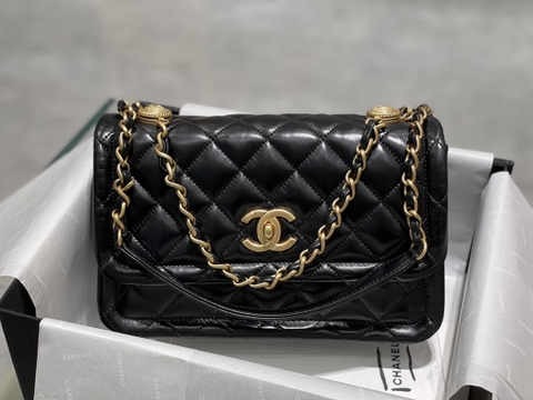 TÚI CHANEL 31 CAMBON PARIS LAMBSKIN BLACK DA HAAS 25