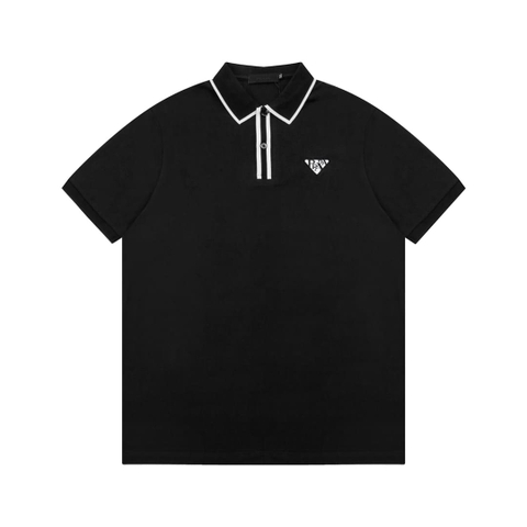 ÁO PRADA POLO SHIRT BLACK MÀU ĐEN