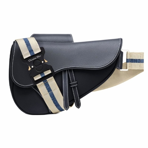 TÚI DIOR SADDLE OBLIQUE DEEP BLUE TOP QUALITY