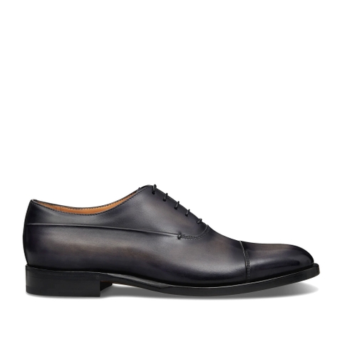 GIÀY BERLUTI Equilibre Leather Oxford Nero Grigio
