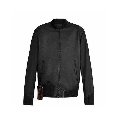 ÁO LOUIS VUITTON BOMBER LEATHER JACKET TOP QUALITY AAA