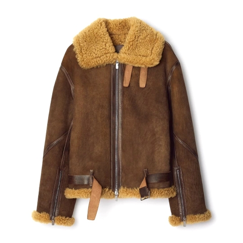 ÁO BURBERRY MERINO LAMB FUR TOP QUALITY AAA DA CỪU MERINO