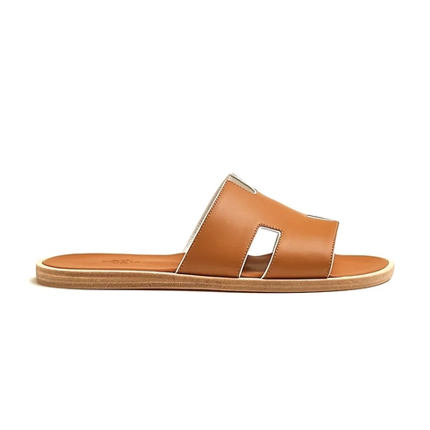 DÉP HERMES IZMIR EPSOM LEATHER Naturel Blanc