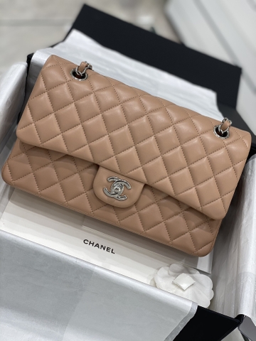 TÚI CHANEL CF 25 LAMBSKIN BODIN JOYEUX BROWN DA HAAS