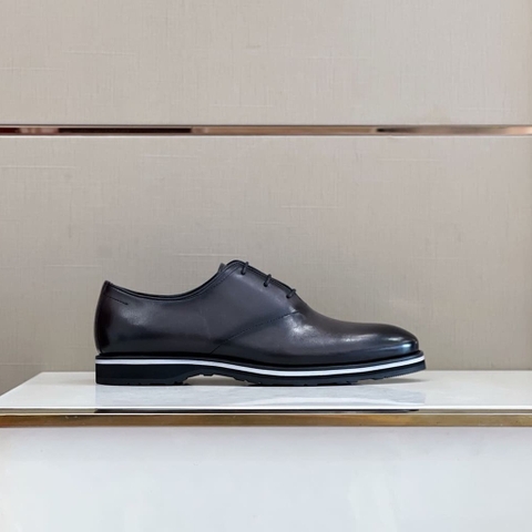 GIÀY BERLUTI OXFORD GRAY HANDMADE TOP QUALITY SHOES AAA