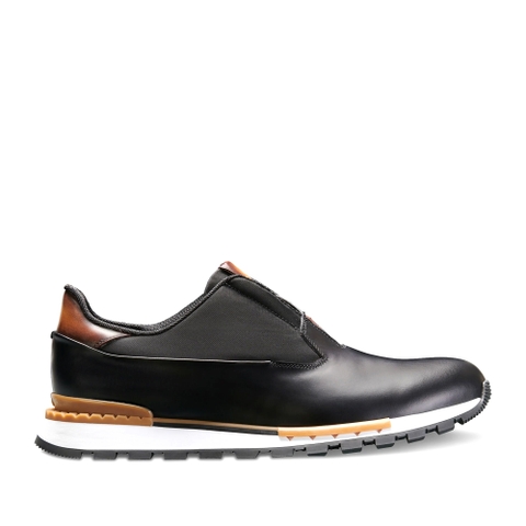 GIÀY BERLUTI Fast Track Leather Sneaker Black