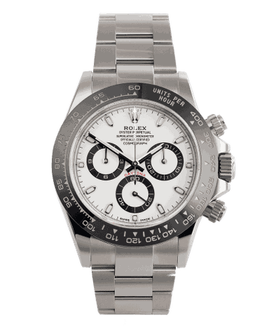 Đồng hồ Rolex Cosmograph Daytona Gray Dial mặt số màu trắng