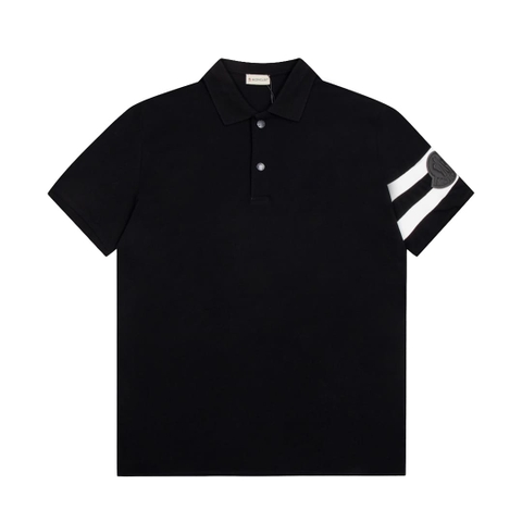 ÁO MONCLER POLO SHIRT BLACK