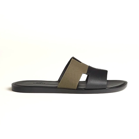 DÉP HERMES IZMIR EPSOM LEATHER Kaki Noir