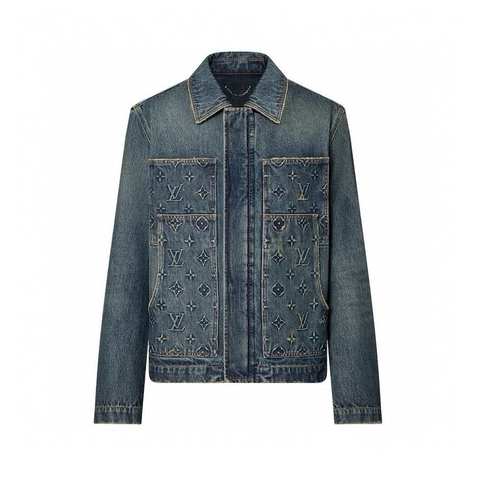 ÁO LOUIS VUITTON DENIM JACKET TOP QUALITY AAA