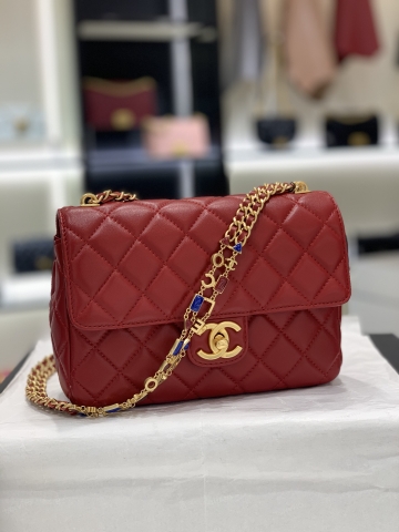TÚI CHANEL 23B Red đỏ da HAAS
