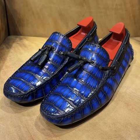 GIÀY BERLUTI SATURNIN SAINT-TROPEZ CROCODILE HANDMADE TOP QUALITY SHOES AAA(LIÊN HỆ ĐỂ ĐƯỢC GIÁ TỐT NHẤT)
