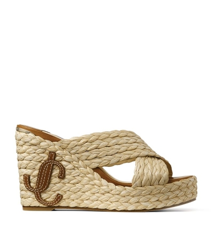 GIÀY JIMMY CHOO  Dovina 100 Wedge Sandals
