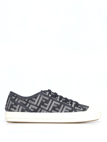 GIÀY FENDI Sneakers in fabric with jacquard FF monogram